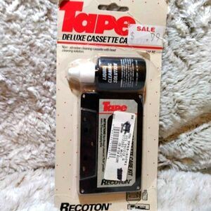 Cassette head cleaner, in original packaging